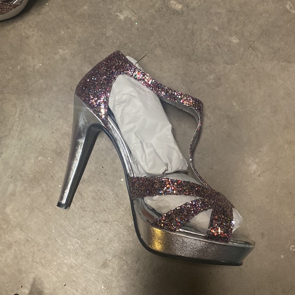 Multi sparkle glitter heels! - Picture 2 of 2